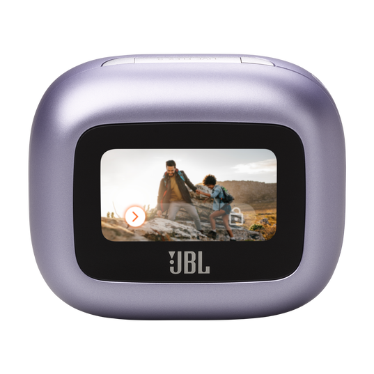 JBL Live Flex 3 - Purple - True wireless noise-cancelling open-stick earbuds - Left